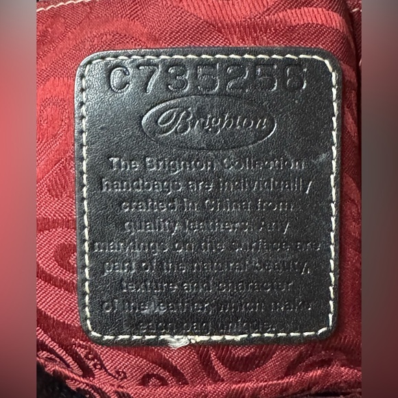 Brighton Black Leather Shoulder Bag - Picture 8 of 8